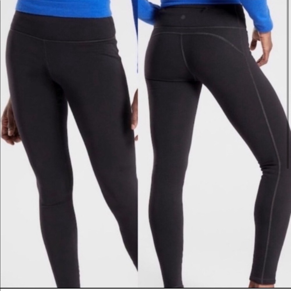 Athleta Alpine Valley Tight Fleece Lined Leggings Medium